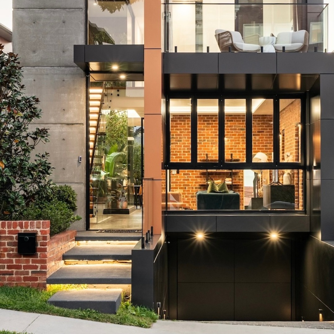 modern industrial home entrance in sydney