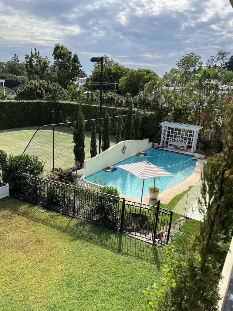 backyard pool