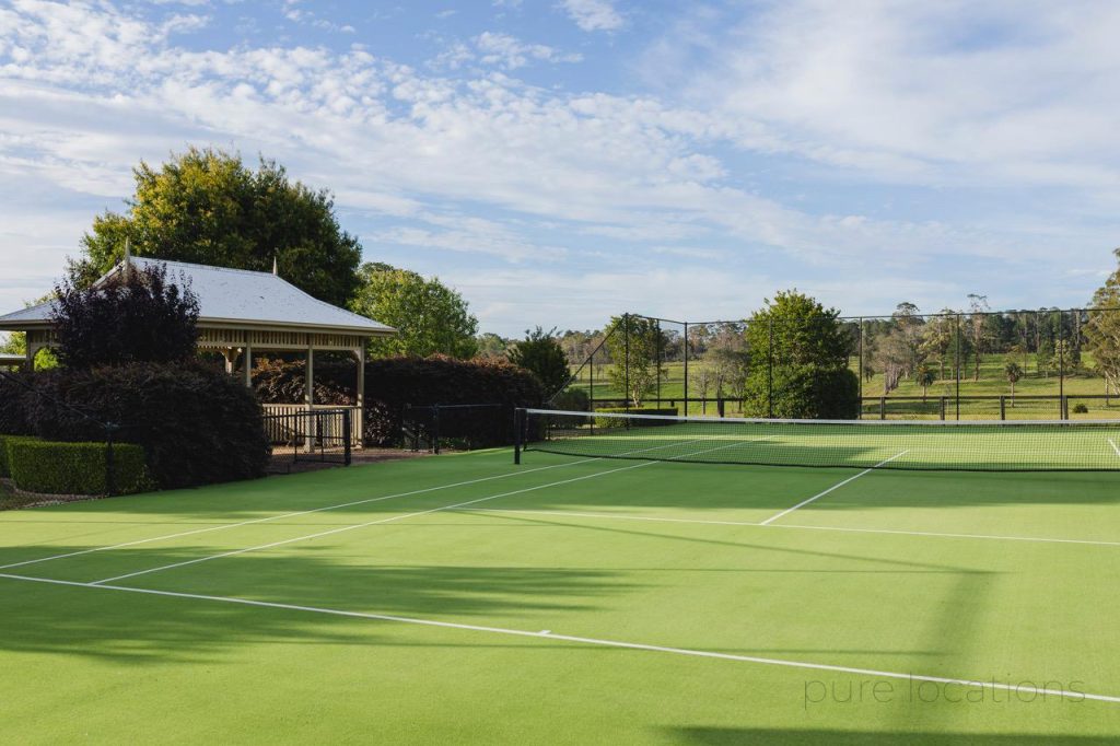 Tennis courts for photoshoots