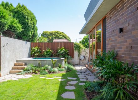 outdoor area backyard garden established