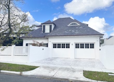 garage facade driveway