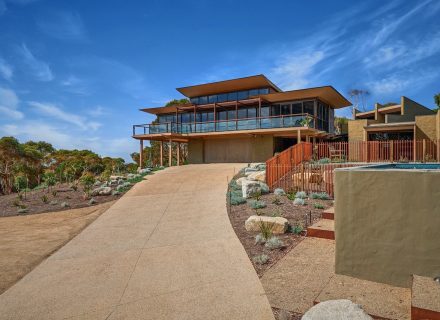 facade driveway garage