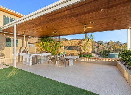 outdoor area dining space