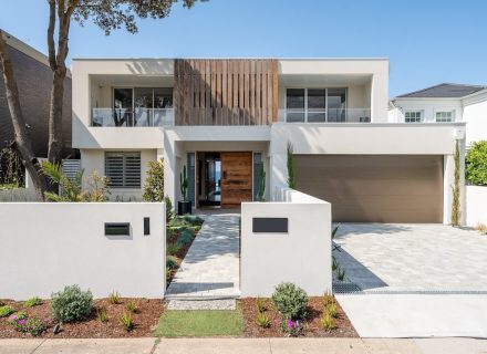 facade driveway garage