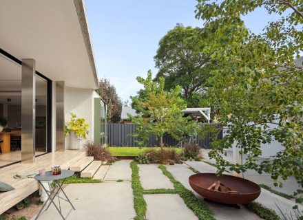 outdoor area backyard garden established pool