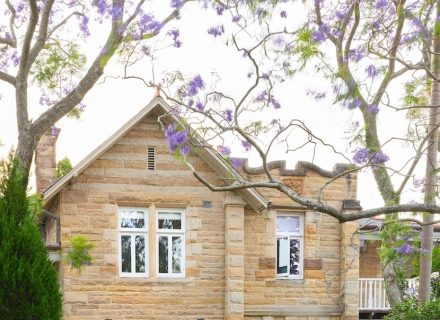 facade garage driveway backyard garden established pool